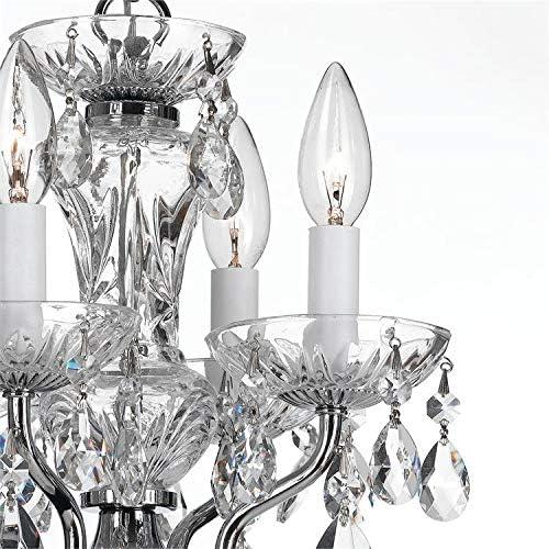 Crystorama Lighting - Traditional Crystal - 15 Inch 4 Light Chandelier-Italian