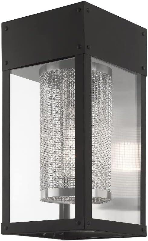 Livex Lighting Franklin 1 - Light Wall Light in  Black