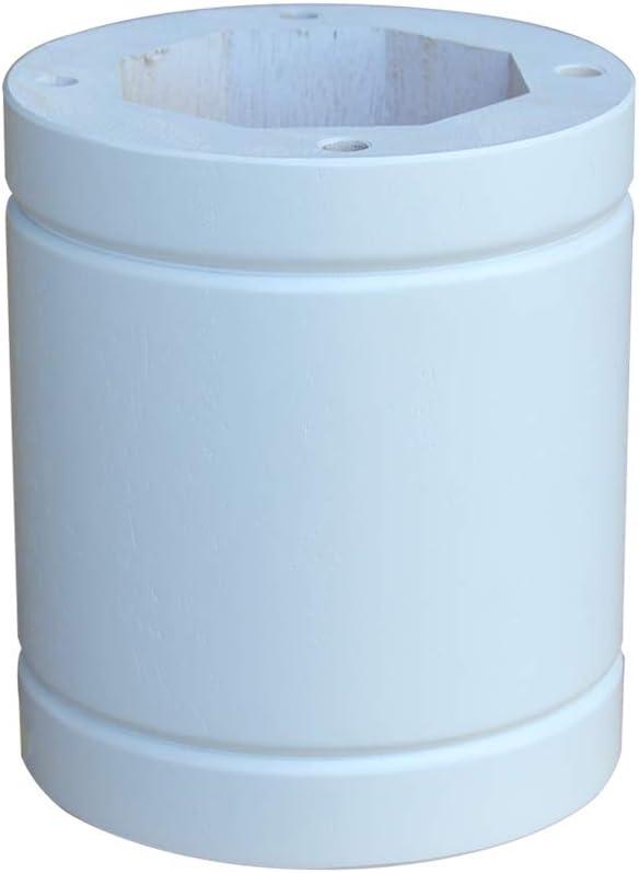 30" Round Top Pedestal Counter Table White – International Concepts: Solid Wood, Kitchen Furniture