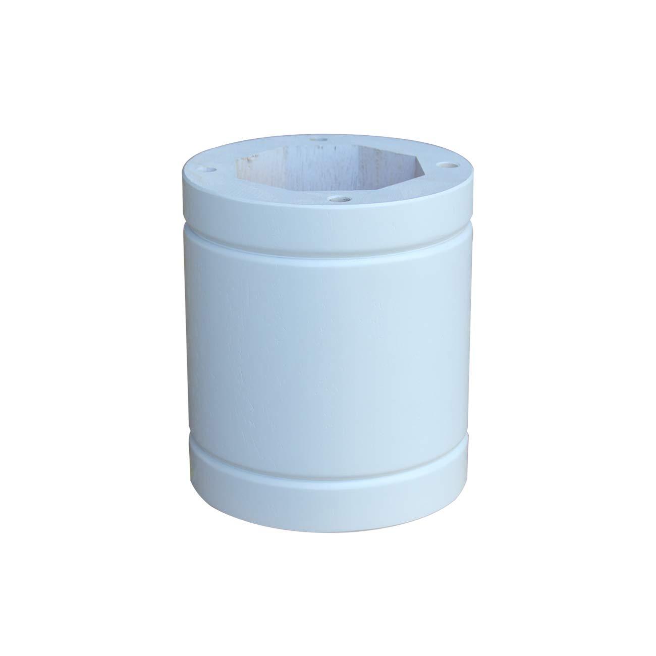 30" Round Top Pedestal Counter Table White – International Concepts: Solid Wood, Kitchen Furniture