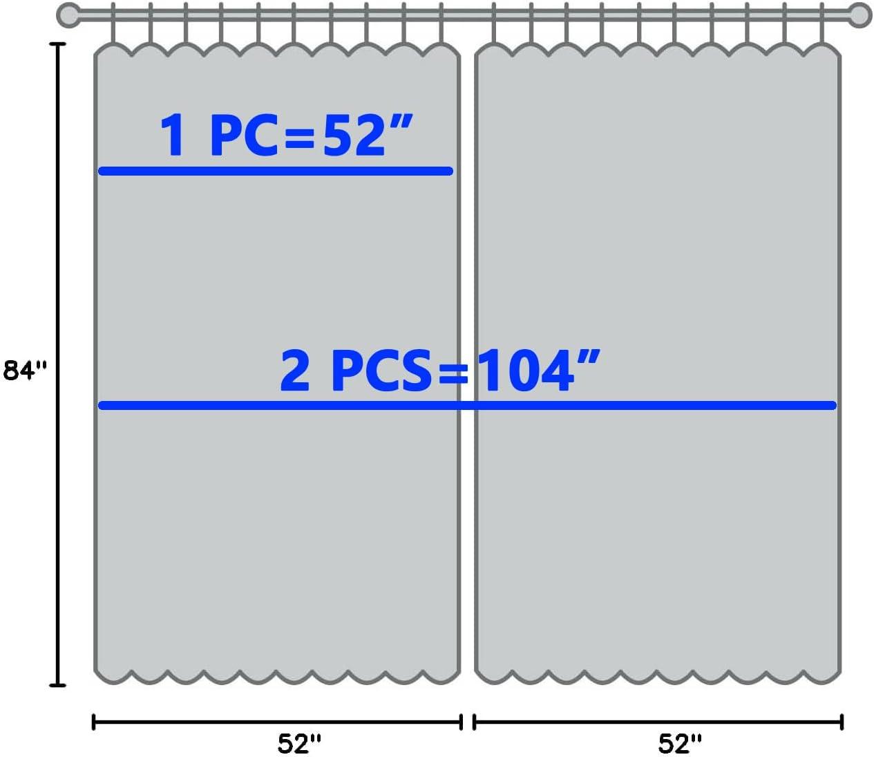 Window White Sheer Curtains 84 Inches Long 2 Panels Sheer White Curtain Clear Basic Rod Pocket Panel Other Beige Grey Purple Pink 63 72 95 108 Inch Bedroom Children Living Room Yard Kitchen