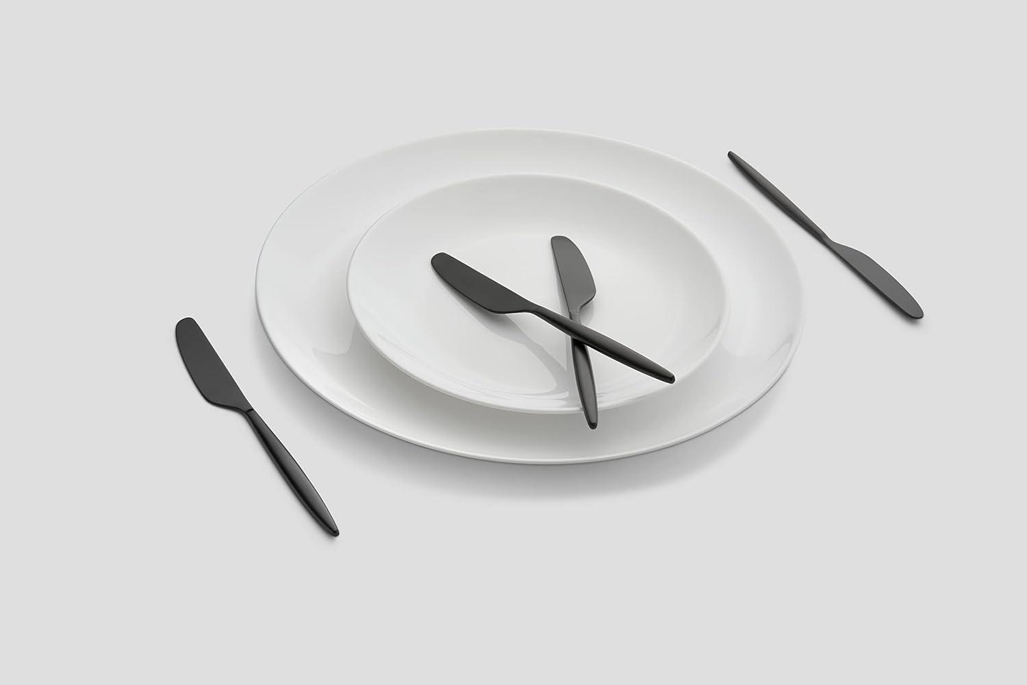 Cambridge  Silversmiths Gaze Spreaders, Set of 4 - Set of 4 Black Satin