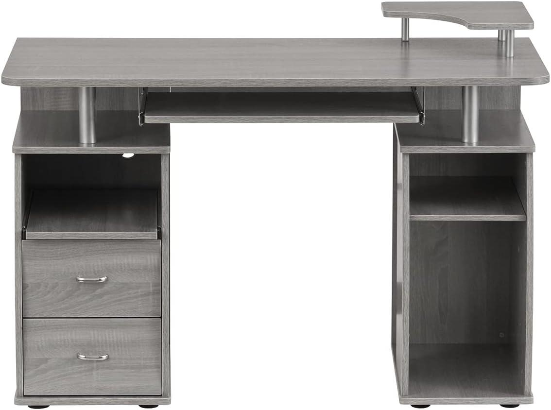 Hokku Designs Techni Mobili Complete Computer Workstation Desk With Storage
