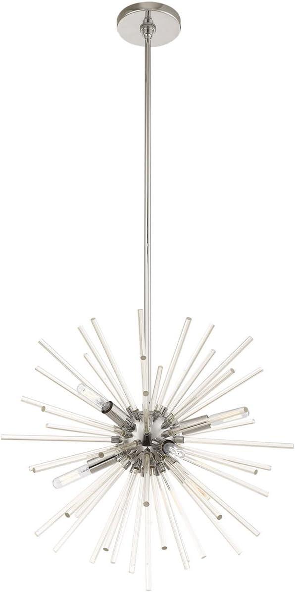 Livex Lighting Utopia 6 - Light Chandelier in  Polished Chrome
