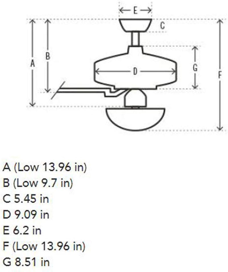 44" Gilmour 3 - Blade Outdoor Flush Mount Ceiling Fan with Remote Control and Light Kit Included