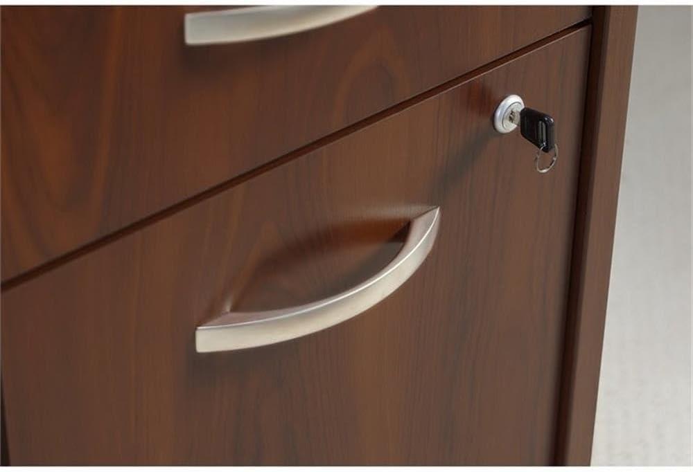 Series C L Shaped Desk with Mobile File Cabinet