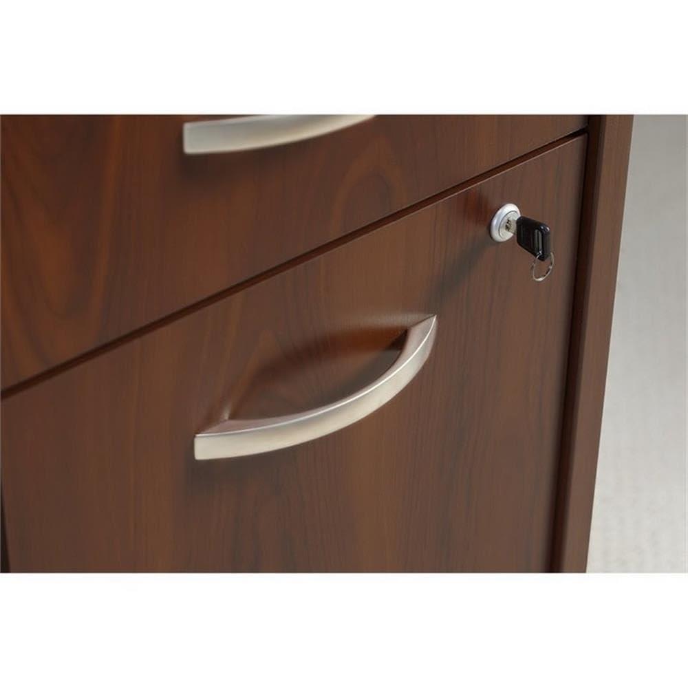 Series C L Shaped Desk with Mobile File Cabinet