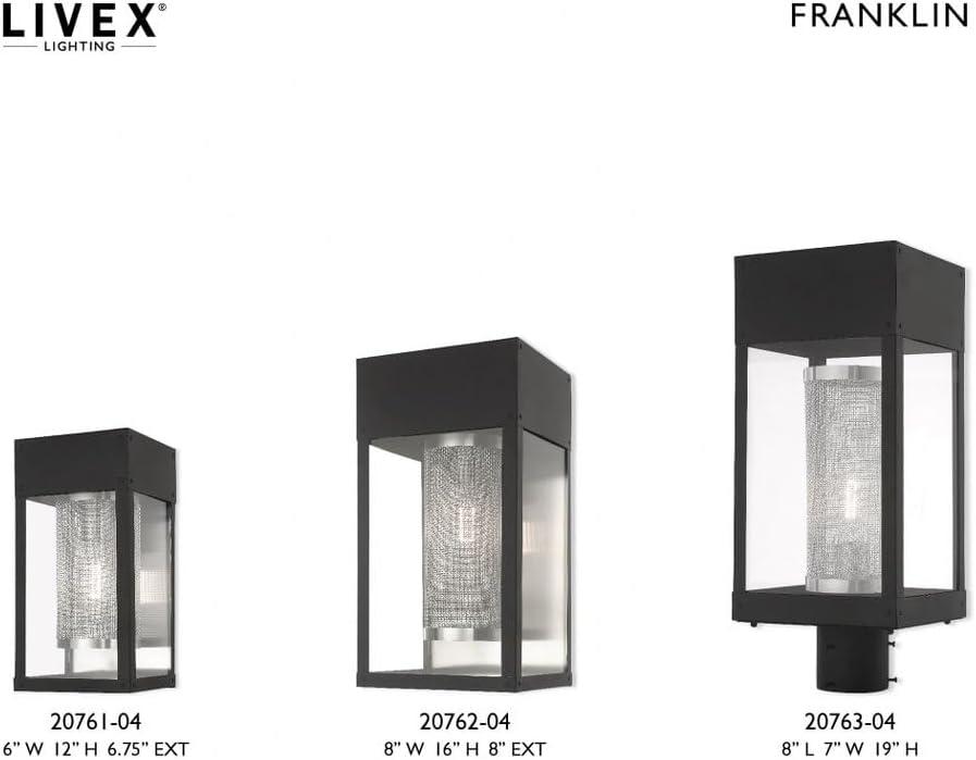 Livex Lighting Franklin 1 - Light Wall Light in  Black