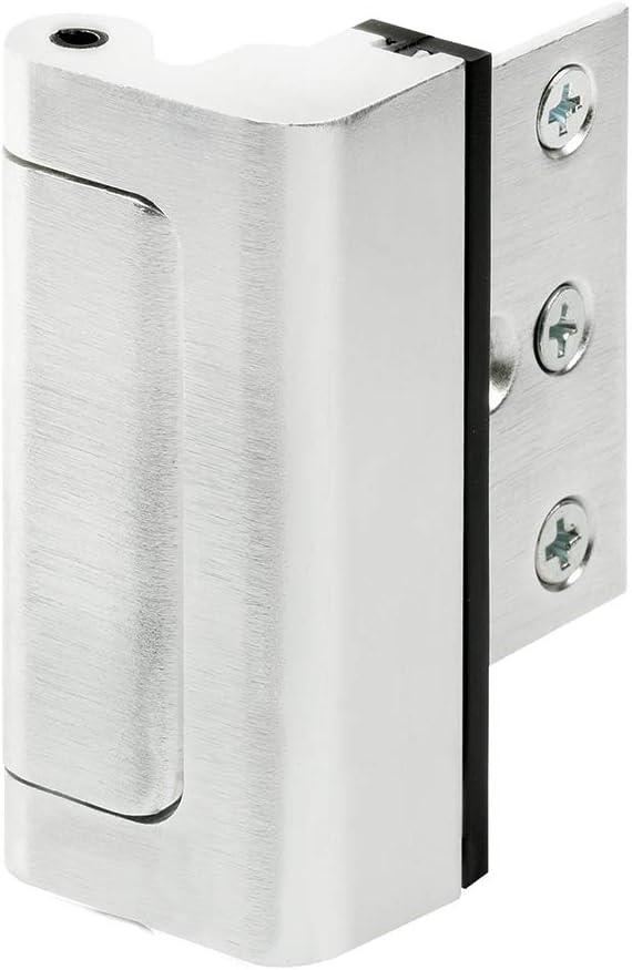 Prime-Line Brushed Chrome Silver Aluminum Entry Door Blocker 1 pk