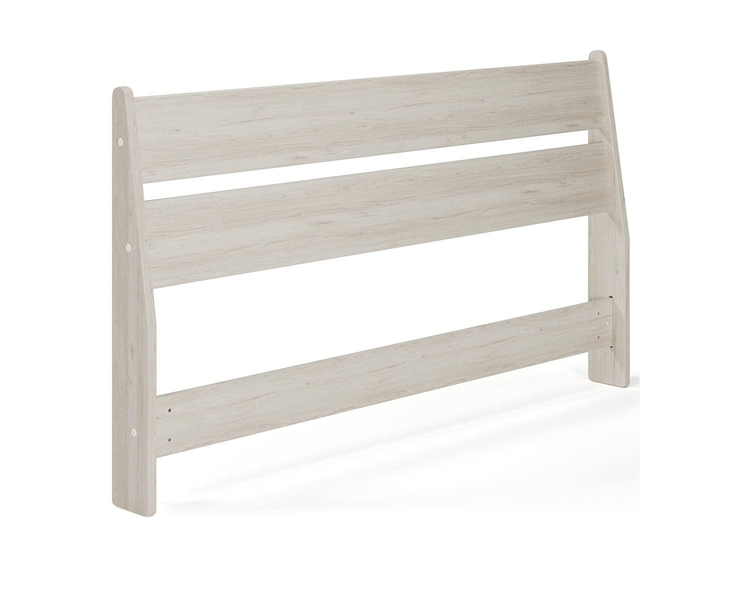 Queen Socalle Panel Headboard Natural: Chic Oak Grain, Unupholstered - Signature Design by Ashley