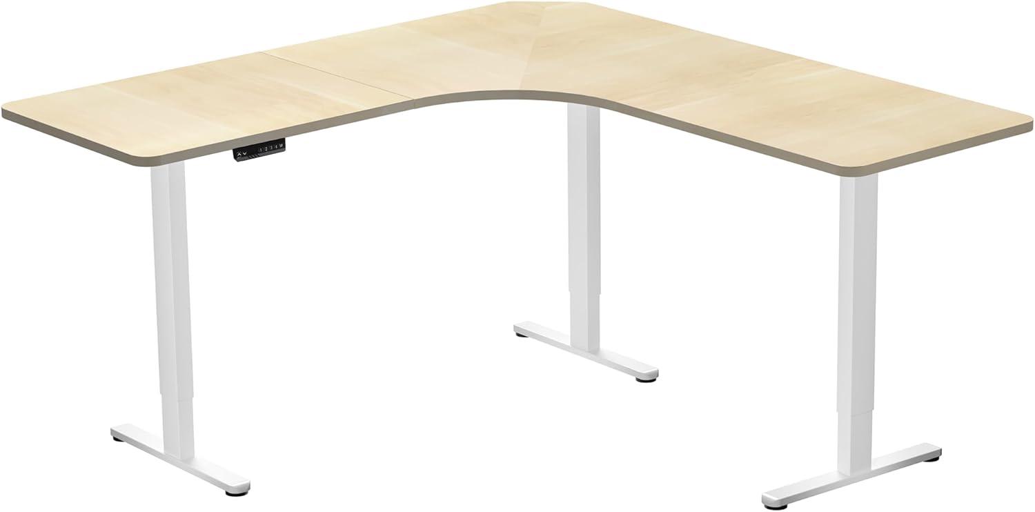 Vivo VIVO Electric 71" x 71" Curved Corner Stand Up Desk (E3CB2 Series)