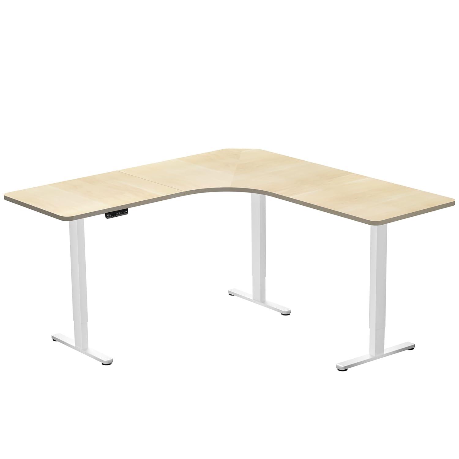 Vivo VIVO Electric 71" x 71" Curved Corner Stand Up Desk (E3CB2 Series)