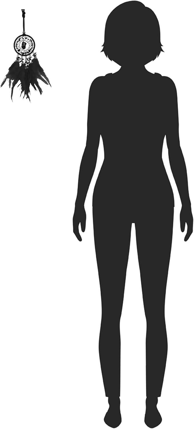 Violet Dreamcatcher for Crown Chakra Healing. Uses Violet Feathers and Milky Amethyst Stones to Provide Protection and Spiritual Connection in Bedrooms, Meditation Spaces - Dream Catchers with Color