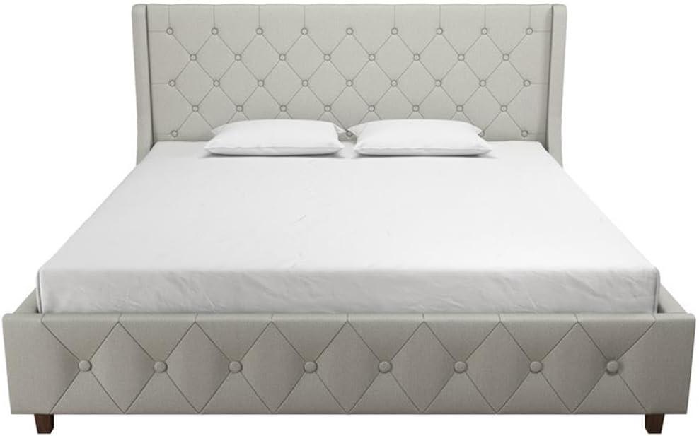 Mercer Tufted Upholstered Platform Bed