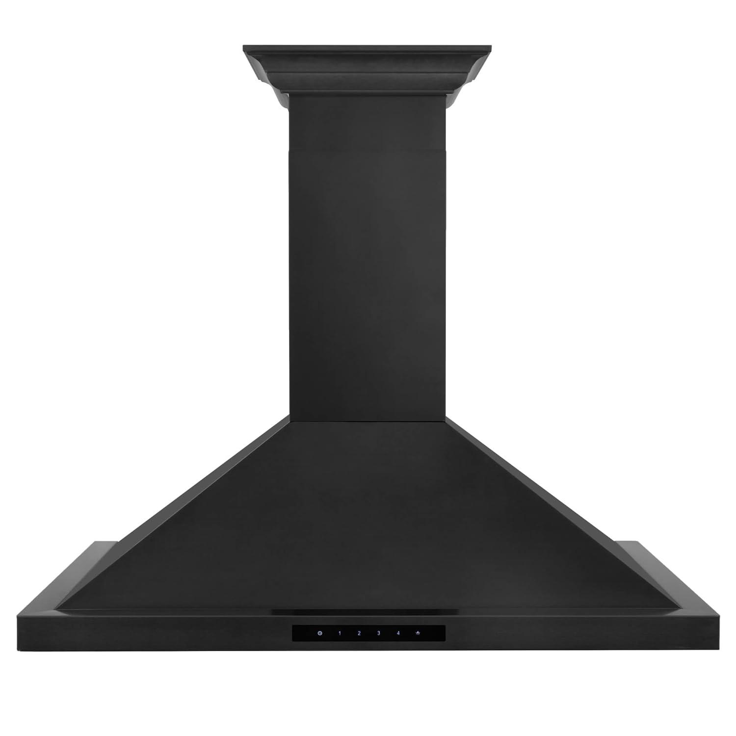 ZLINE 30 in. Convertible Vent Wall Mount Range Hood in Stainless Steel W/ Crown Molding (KBCRN-30)