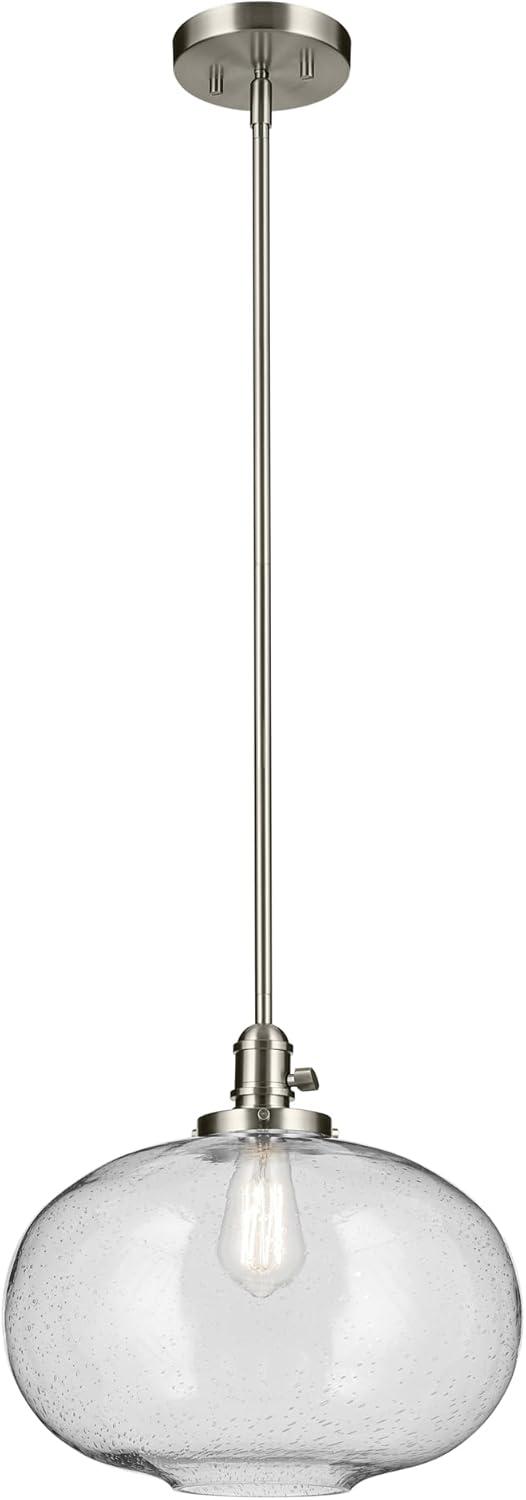 43911NI-Kichler Lighting-Avery - 1 Light Pendant-14 Inches Tall and 14.5 Inches Wide-Brushed Nickel Finish