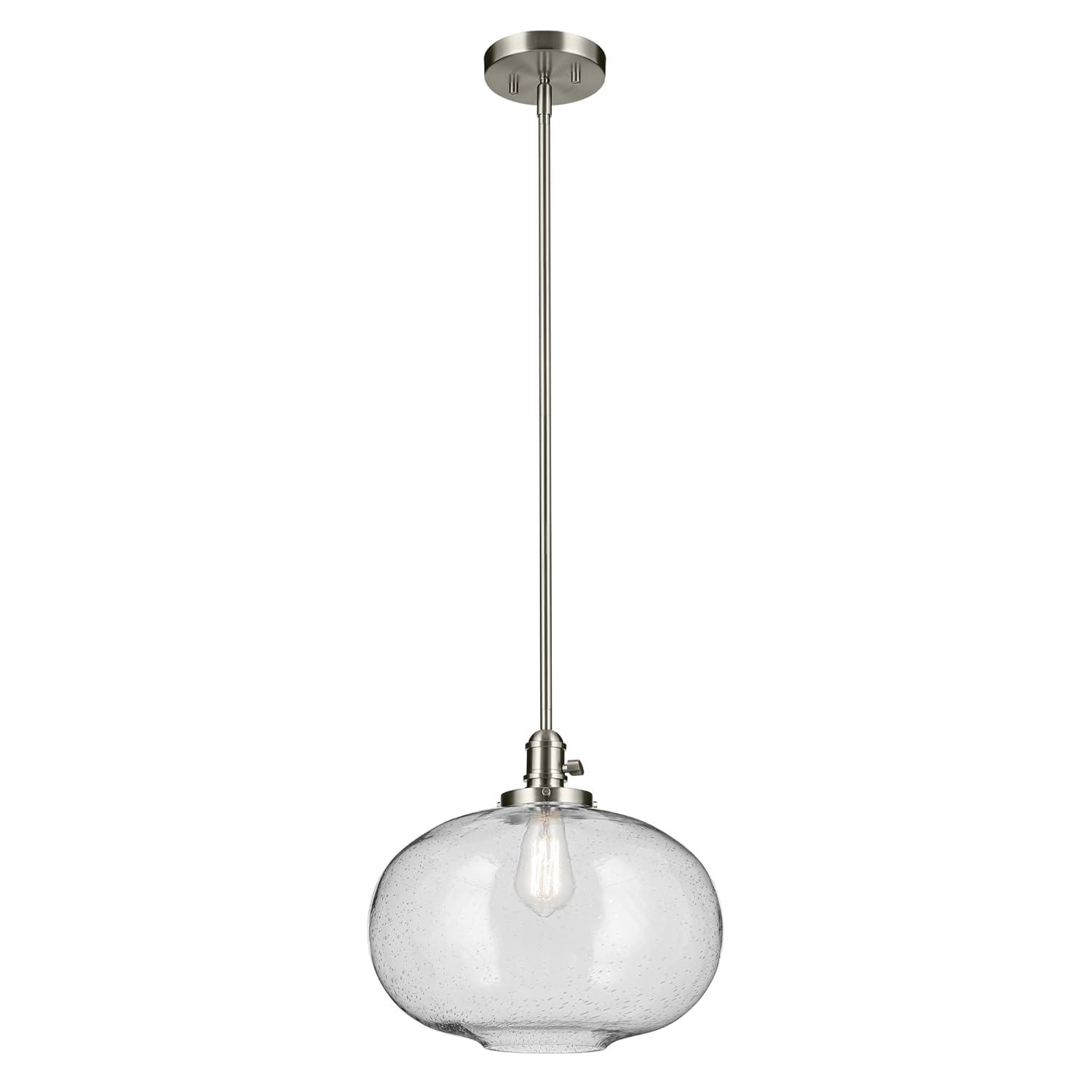43911NI-Kichler Lighting-Avery - 1 Light Pendant-14 Inches Tall and 14.5 Inches Wide-Brushed Nickel Finish