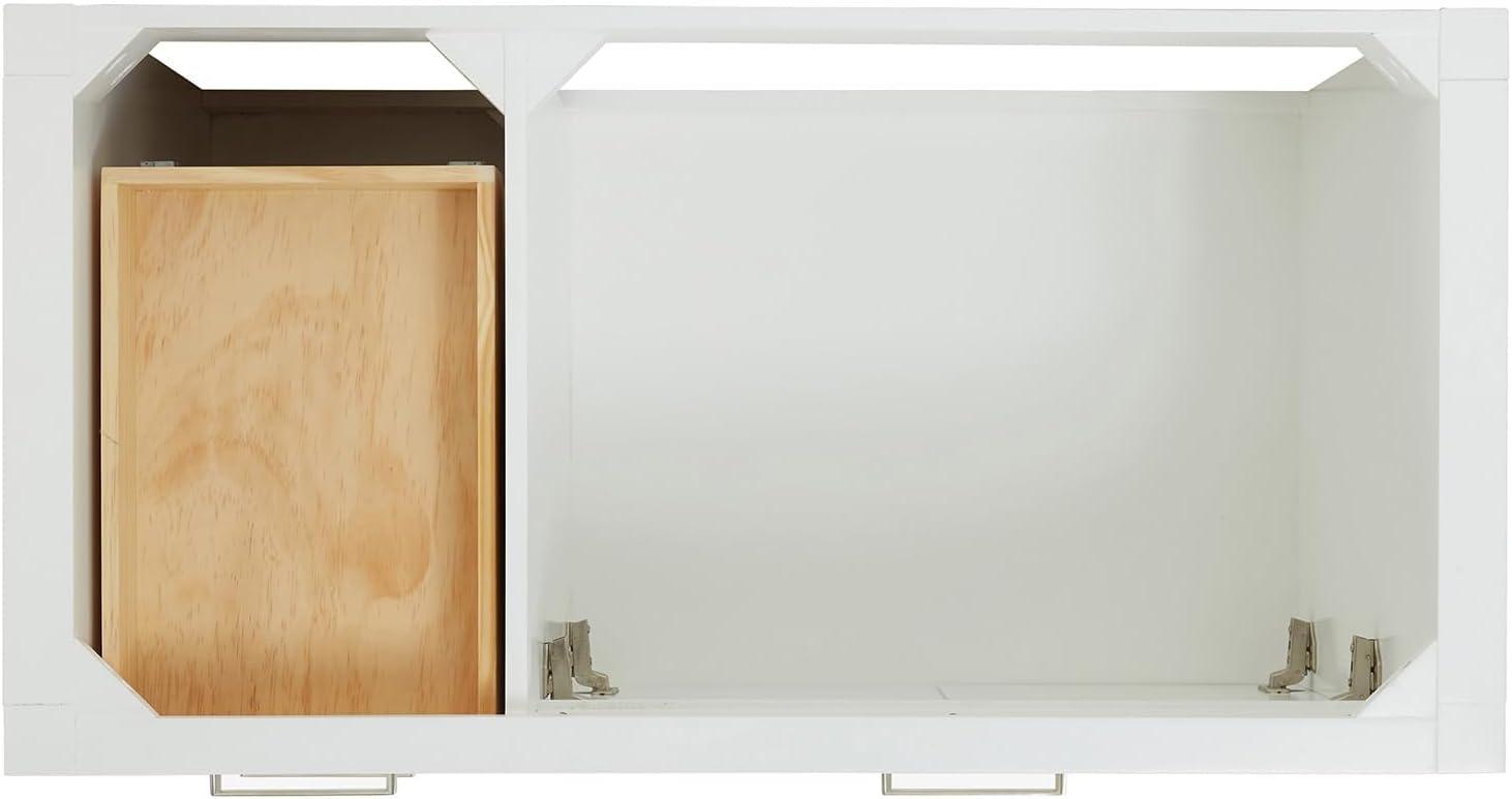 Ariel H036slcqrvo Bristol 36" Free Standing Single Basin Vanity Set - White