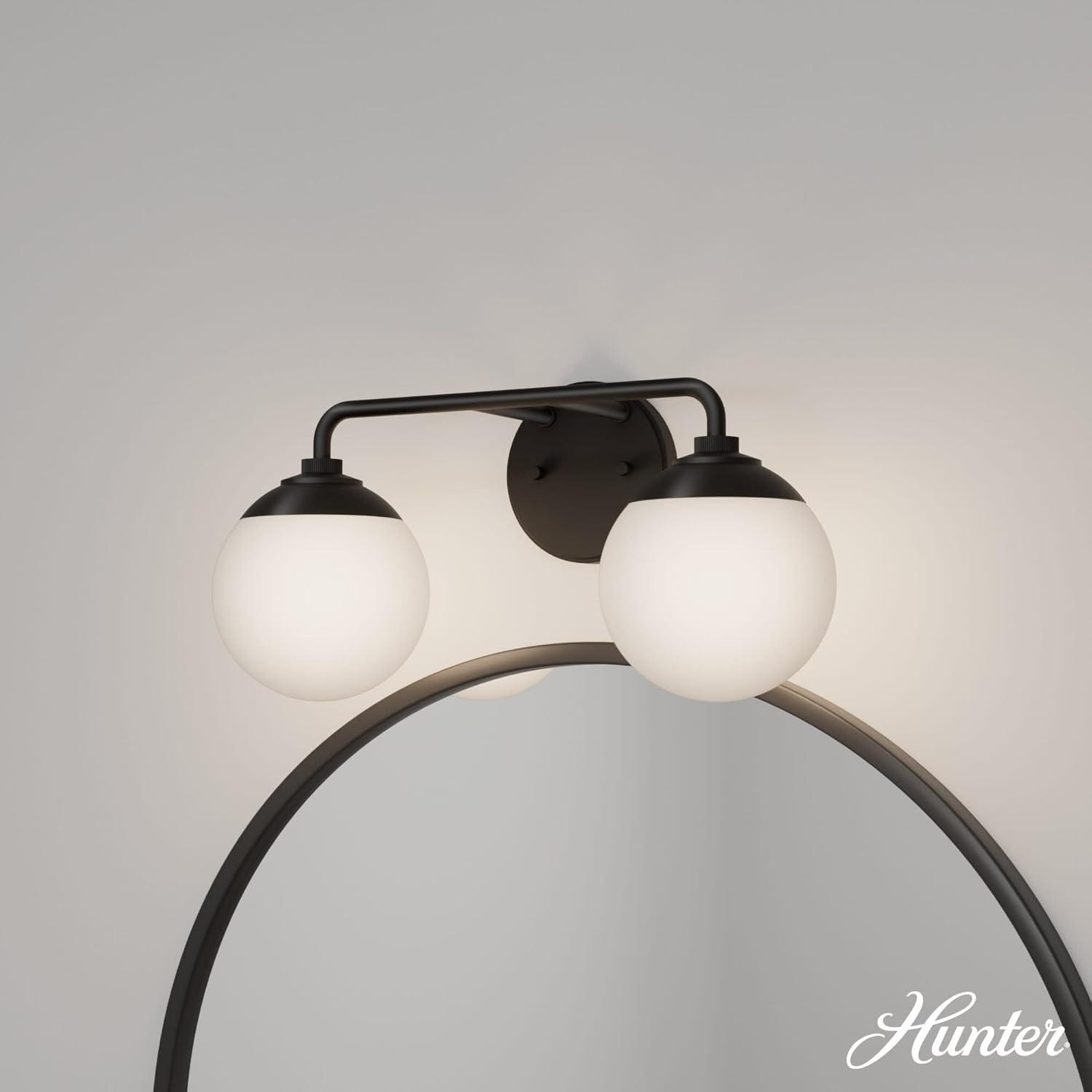 2-Light Hepburn Wall Sconce - Hunter Fan