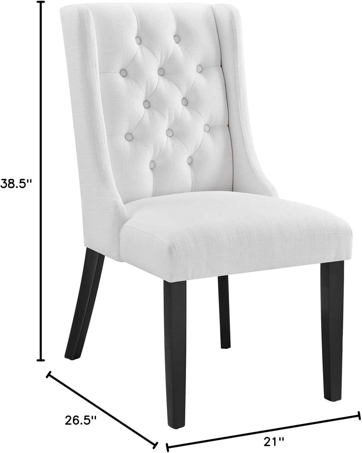 Modway Modway Baronet Button Tufted Fabric Dining Chair