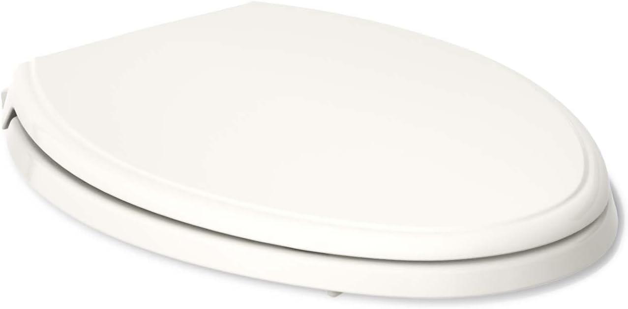 Kohler Brevia Quiet-Close Toilet Seat with Grip-Tight Bumpers and Quick-Attach Hardware