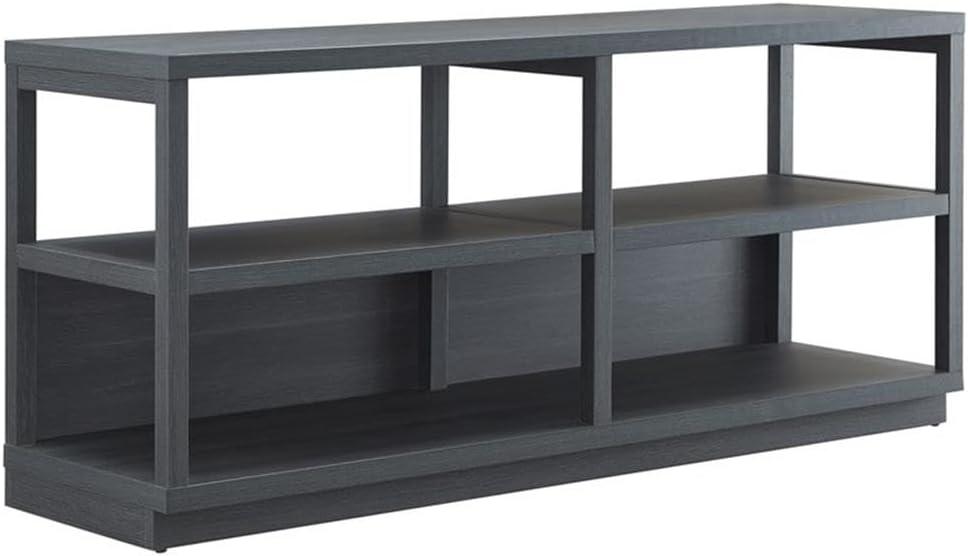 Evelyn&Zoe Thalia Rectangular TV Stand for TV's up to 60", Charcoal Gray