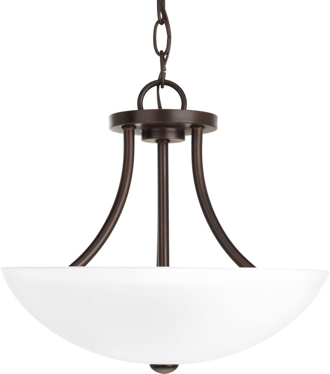 Progress Lighting - Two Light Semi-Flush Convertible - Gather - Close-to-Ceiling