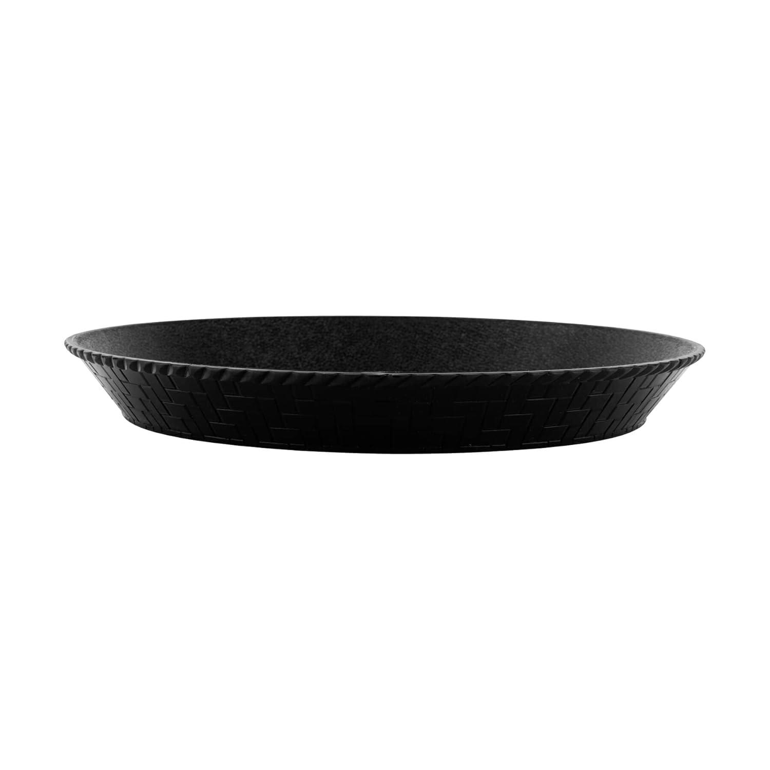 G.E.T. RB-890-BK – 10.5" Round Basket, 1.25" Deep (Set of 12)