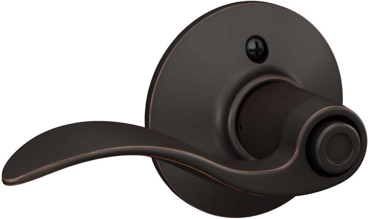 Accent Privacy Door Lever with Rosette