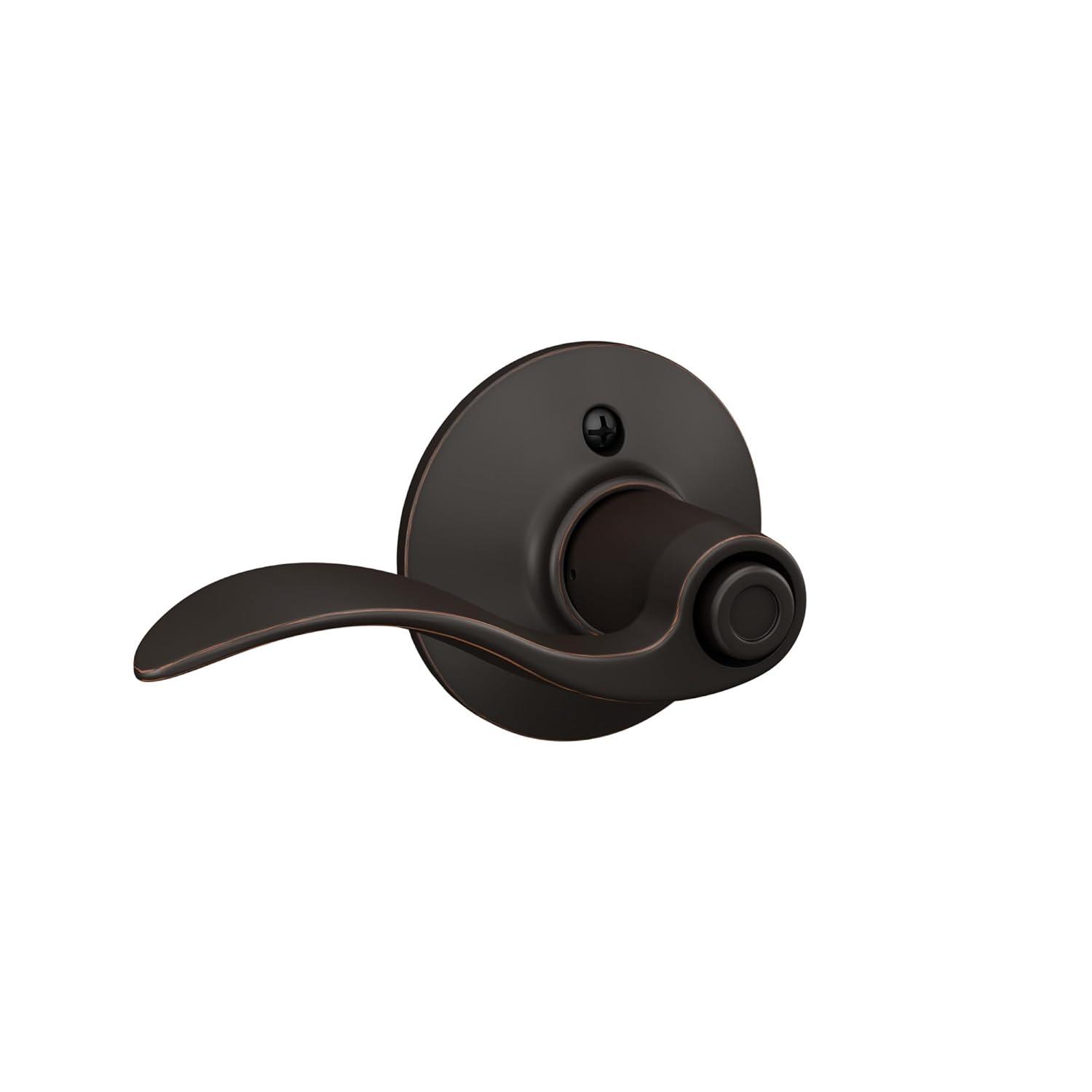 Accent Privacy Door Lever with Rosette