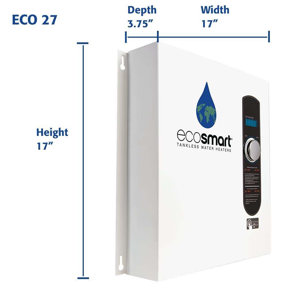 EcoSmart ECO27 240V 27 kW Electric Tankless Water Heater