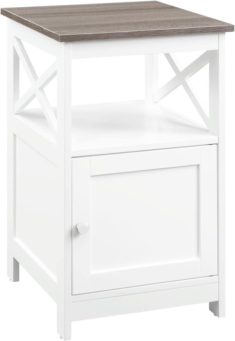 Convenience Concepts Oxford End Table with Cabinet, Multiple Finishes