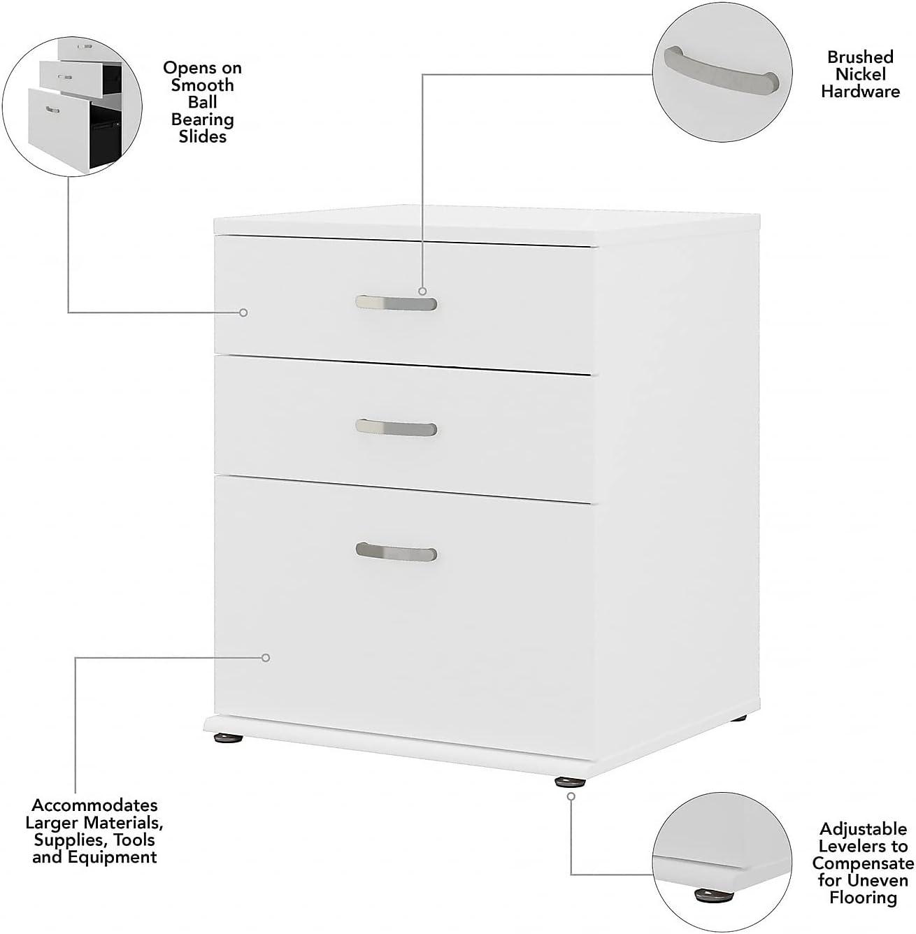 Universal Storage 28.35'' Wide 3 - Drawer Storage Cabinet