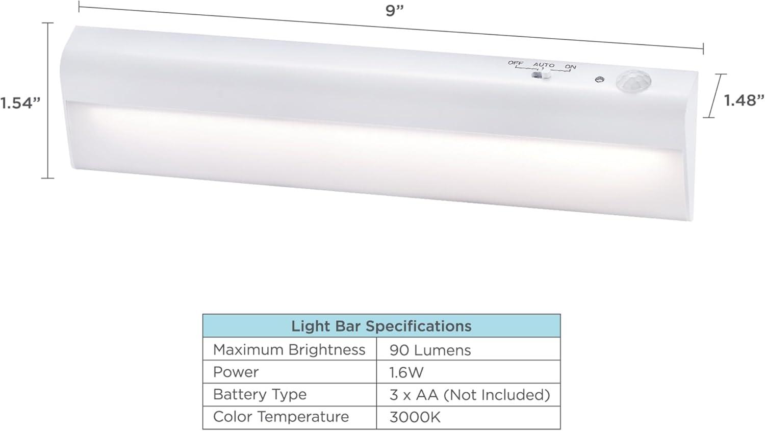 LED 9'' Under Cabinet Light Bar