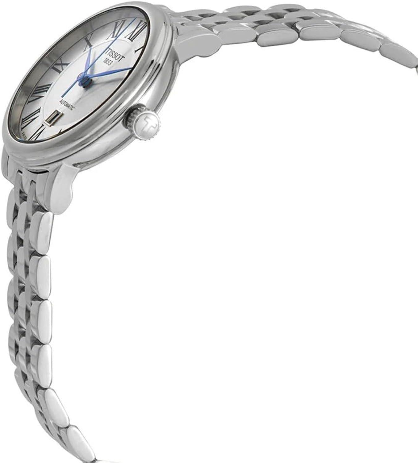 Tissot T-Classic Automatic Silver Dial Ladies Watch T122.207.11.033.00