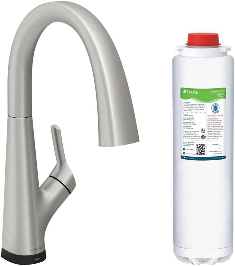 Avado Pull Down Single Handle Kitchen Faucet