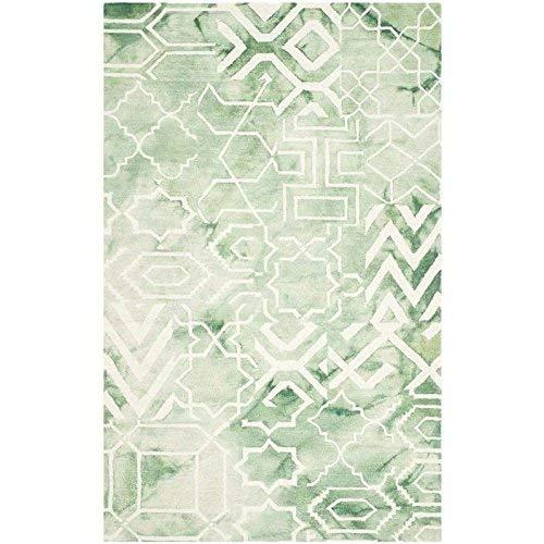 Dip Dye DDY678 Hand Tufted Area Rug - Green/Ivory - 6'x9' - Safavieh.