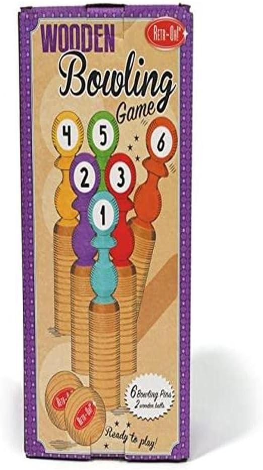 Fun2Give Solid Wood Bowling