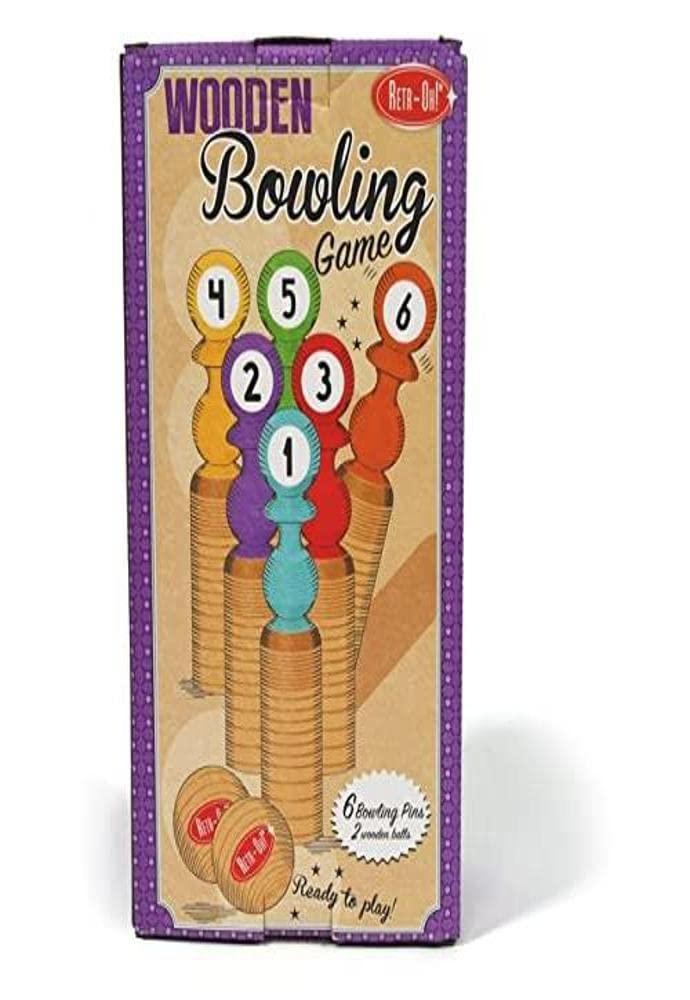 Fun2Give Solid Wood Bowling