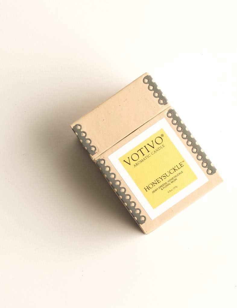 Votivo Aromatic Candle Honeysuckle White 6.8OZ