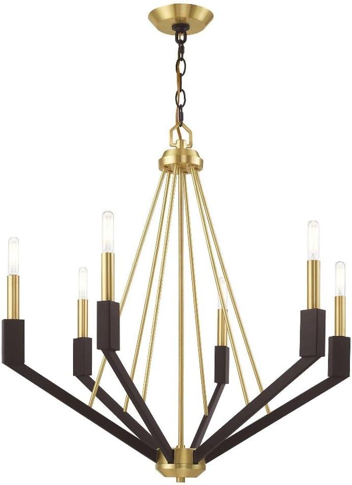 Livex Lighting Beckett 6 - Light Chandelier in  Brushed Nickel