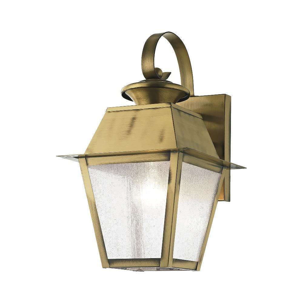 Livex Lighting Mansfield 1 - Light Wall Light in  Black