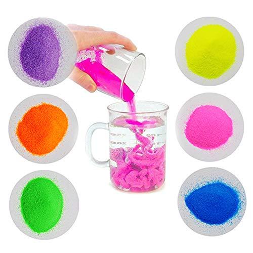 JULAN 6 Pack Magic Sand - Space & Colored Sand Toys for Kids & Adults - 6 Colors