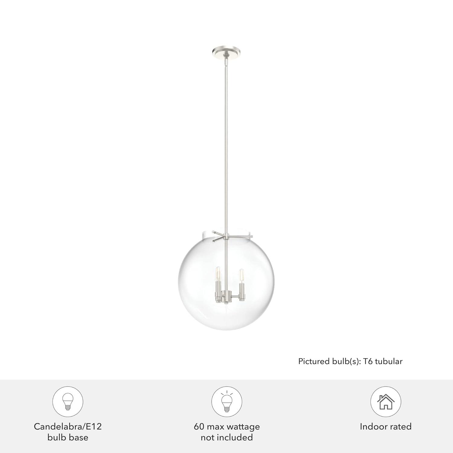 Hunter Fan Sacha 3 - Light Single Globe Pendant