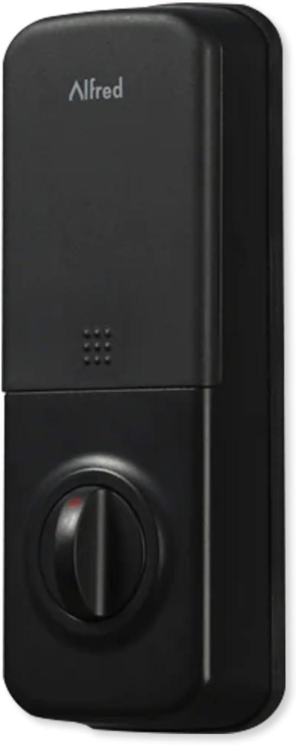 Alfred Black Touchscreen Smart Deadbolt with Bluetooth and Z-Wave