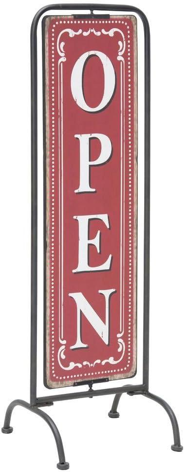 Metal Framed "Open/Closed" 2-Sided Sign Wall Décor - Storied Home