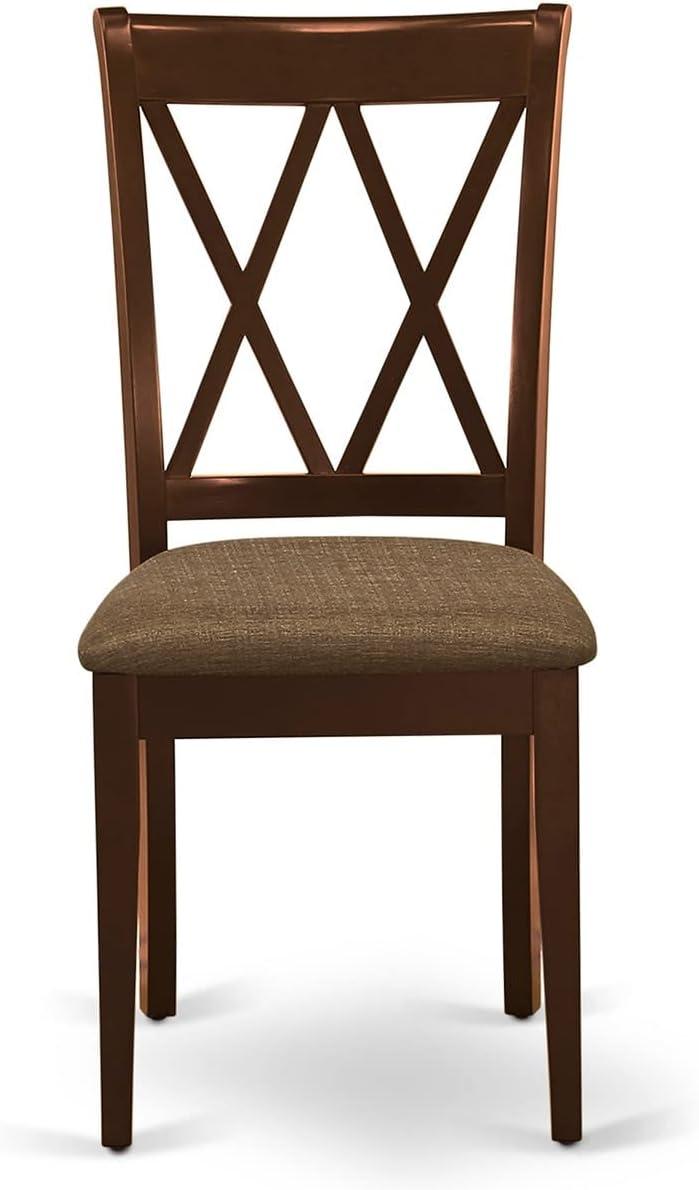 East West Furniture, Dining Chair-  Mahogany Color