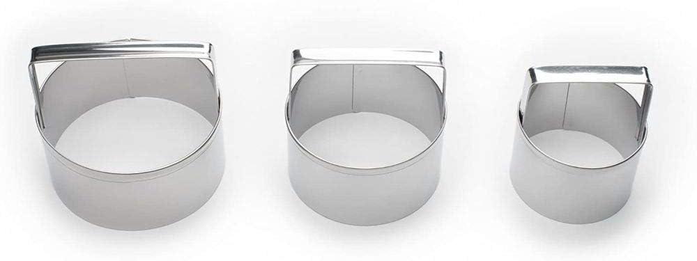 Round Shaped Steel Cookie Cutter, by Fox Run 3 Pieces, Sold as Dozen