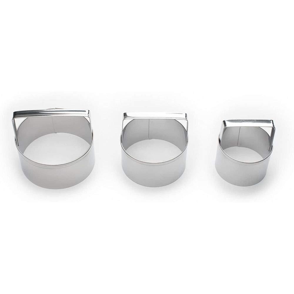 Round Shaped Steel Cookie Cutter, by Fox Run 3 Pieces, Sold as Dozen