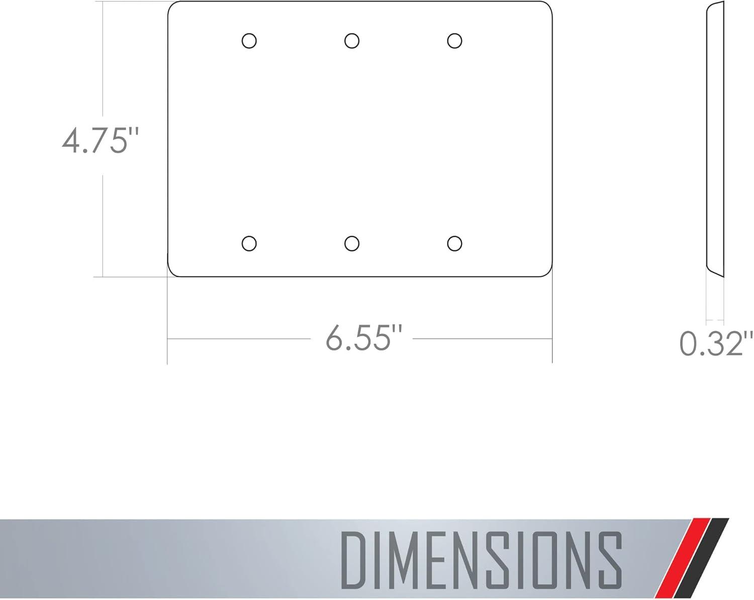 TayMac Masque 5000 Series Textured White 2 gang Plastic Decorator Wall Plate 1 pk